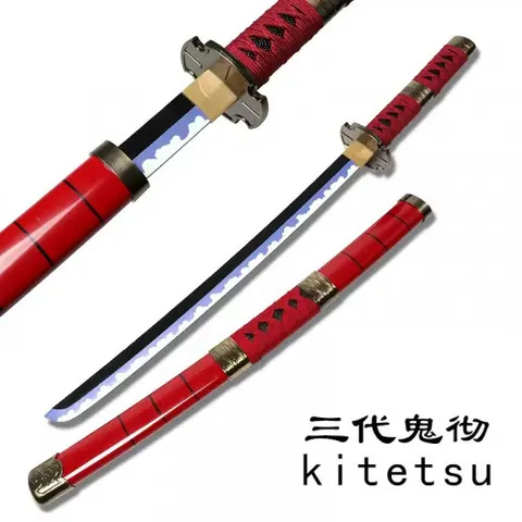 KATANA METALICA ZORO ROJA ZAC-1165