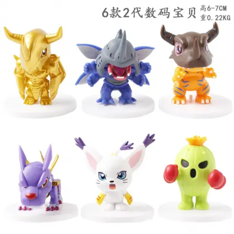 COLECCIÓN DIGIMON X6