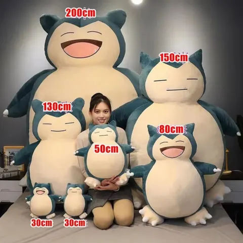 PELUCHE SNORLAX 80CM